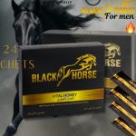 عسل الحصان الأسود الأصلي لمزيد من القوة 100% ملصق مزدوج