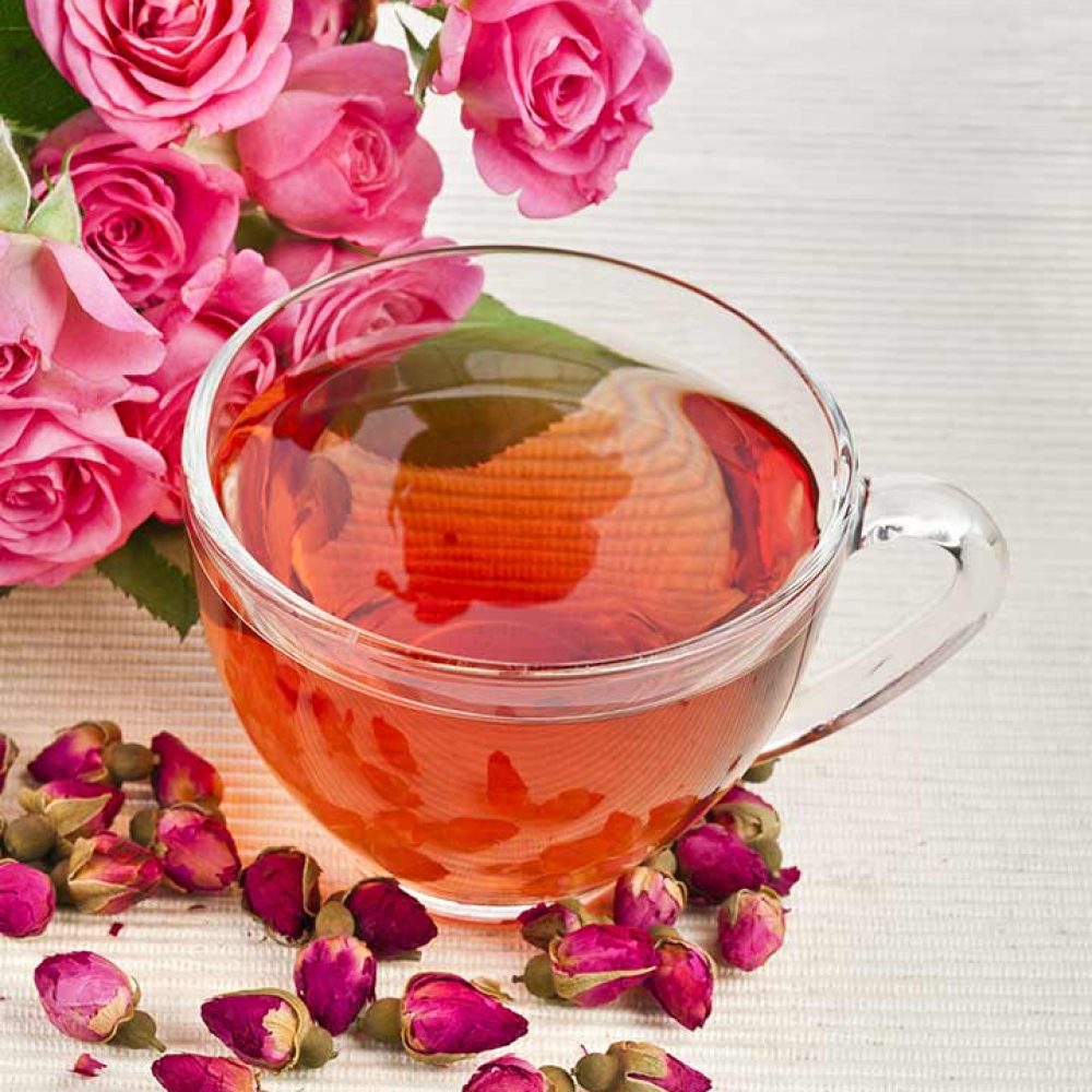 rose tea