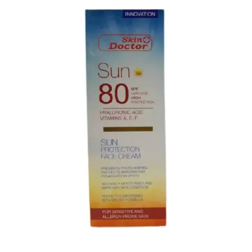 كريم وجه واقي من الشمس 80 SPF من سكين دكتور