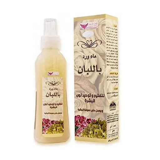 ماء الورد مع اللبان