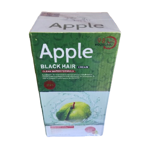 98 أصلي تفاح أسود طبيعي للشعر ولحية خالية من الأمونيا لفروة الرأس