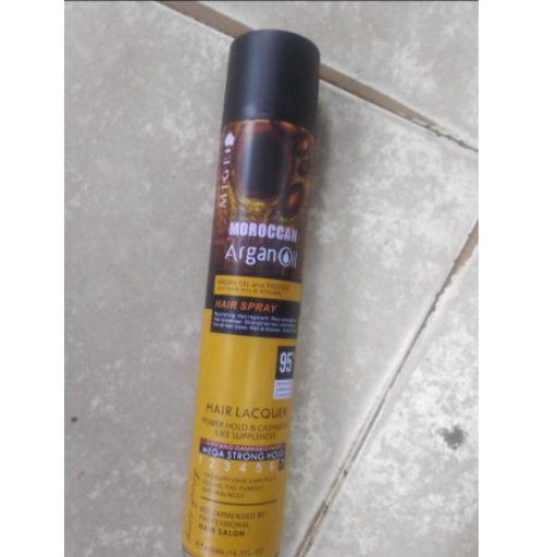 moroccan argan oil hair straightener spray