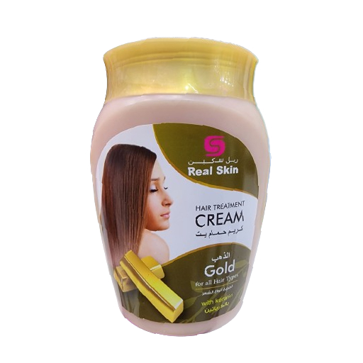 real skin hair treatment gold cream