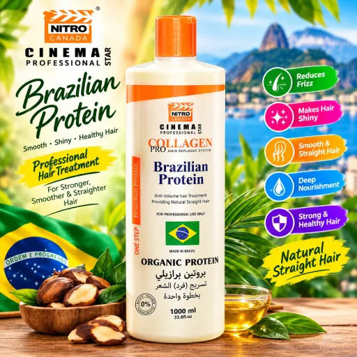Nitro Cinema Professional Hair Collagen Pro Hair Relaxer System