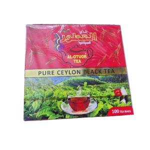 العطور شاي أسود سيلاني نقي 100 كيس
