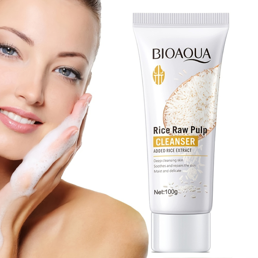 Bioaqua Rice Raw Pulp Cleanser Added Rice Extract