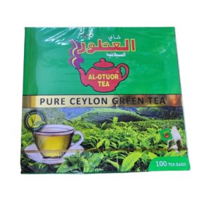 العطور شاي سيلاني نقي بالهيل 100 كيس شاي