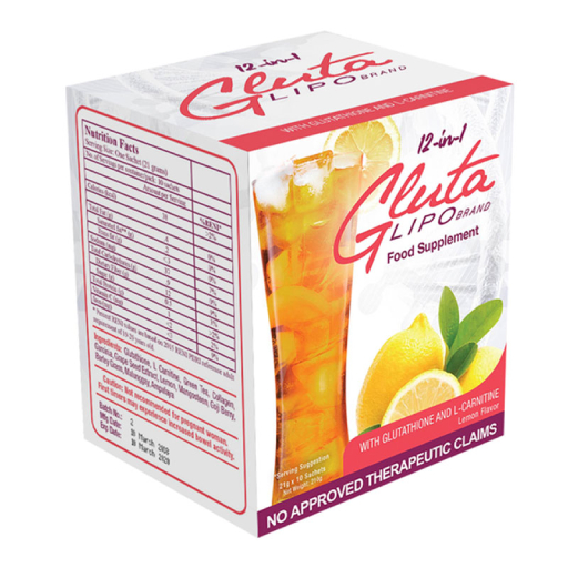 glutathione with l carnitine Gluta Lipo Brand 12 In 1 With Glutathione And L-carnitine Drink For Helath  Benafit