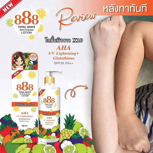 8888 Total Double Whitening Body Lotion