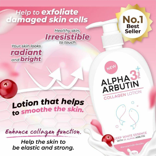 Alpha 3 Plus Arbutin Collagen Lotion Deep White Essence
