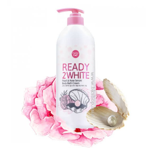 Cathy Doll Ready 2 White Pearl & Rose Serum Body Bath Cream