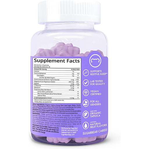 Sugarbear Pro Vitamin Care Sleep Deep 5 Hit Gummies