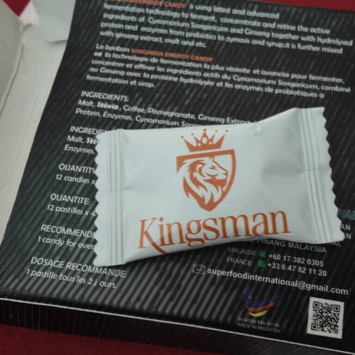 Kingsman Coffee Candy For Power Increase