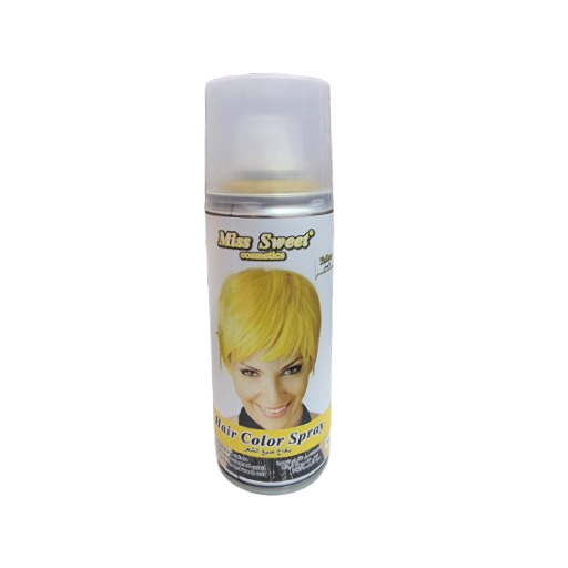 Miss Sweet Cosmetics Yellow Hair Color Spray