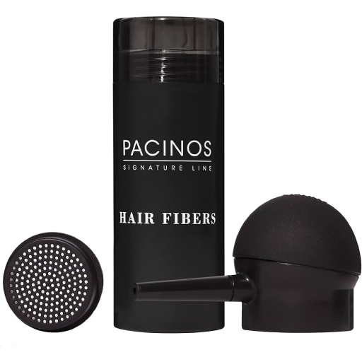 Pacinos Signature Line Hair Fibers Black Hair Dye Spray Kit