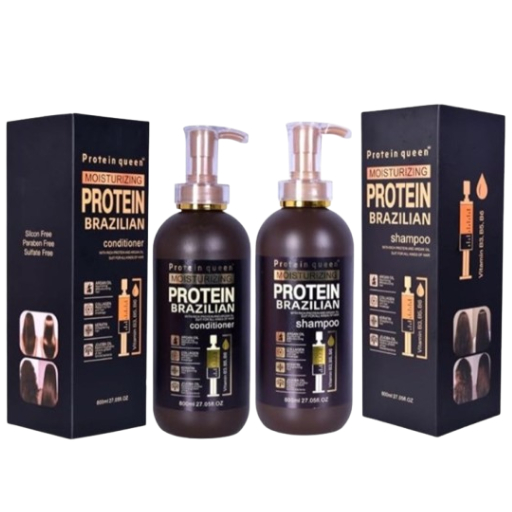 Brazilian Protein Queen Moisturizing Shampoo and Conditioner