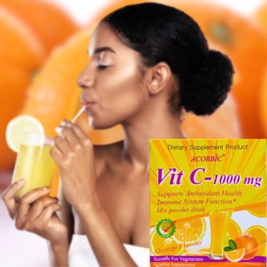 Orange Flavour Powder Drink Vitamin C For Health Benefit Orange Flavour Powder Drink Vitamin C For Health Benefit