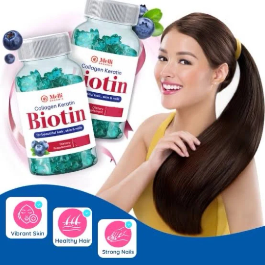 Melli Organic Biotin Gummies For Hair Melli Organic Biotin Gummies For Hair