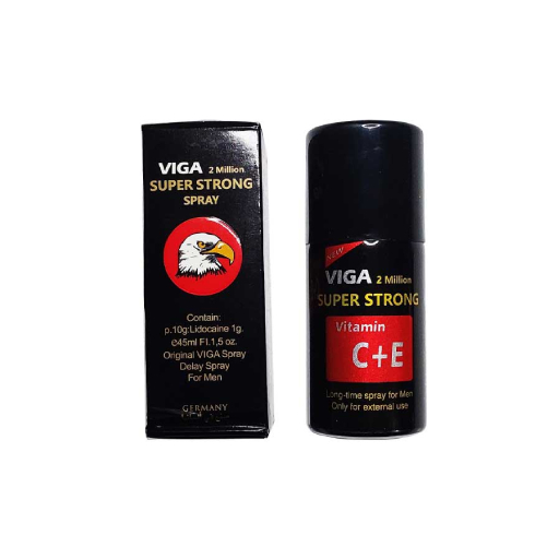 Viga 2 Million Super Strong Spray Vitamin C + E Long Time Spray For Men Viga 2 Million Super Strong Spray Vitamin C + E Long Time Spray For Men