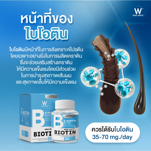 Wink White D Biotin Hair Growth