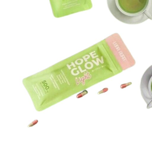 Luna Aura Hope Glow Light 500mg 30 Capsule Garcinia Combogia L-carnitine  ,green Tea , Dandelion, Japan Glutathione Collagen - Olivkart.com