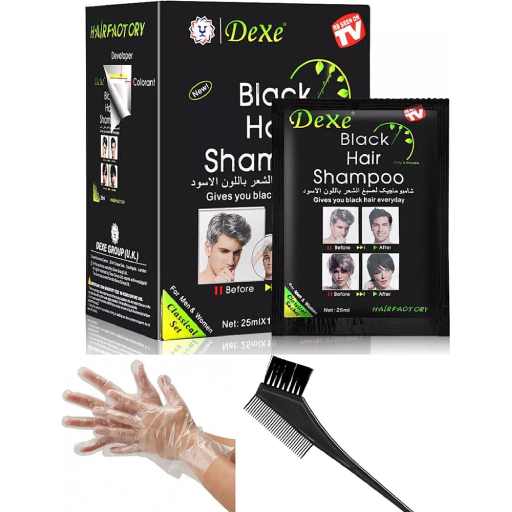 Natural-looking Black Hair Shampoo