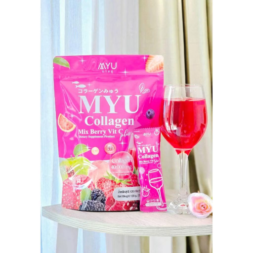Myu Collagen Mix Berry – Vitamin C Plus Collagen 40,000 Mg (1) Myu Collagen Mix Berry – Vitamin C Plus Collagen 40,000 Mg