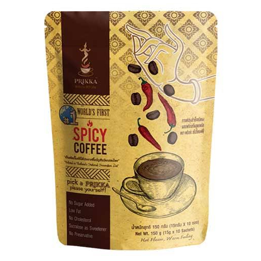 PRIKKA Spicy Coffee Original Formula 150g _ Premium Thai Instant Coffee Mix PRIKKA Spicy Coffee Original Formula 150g _ Premium Thai Instant Coffee Mix