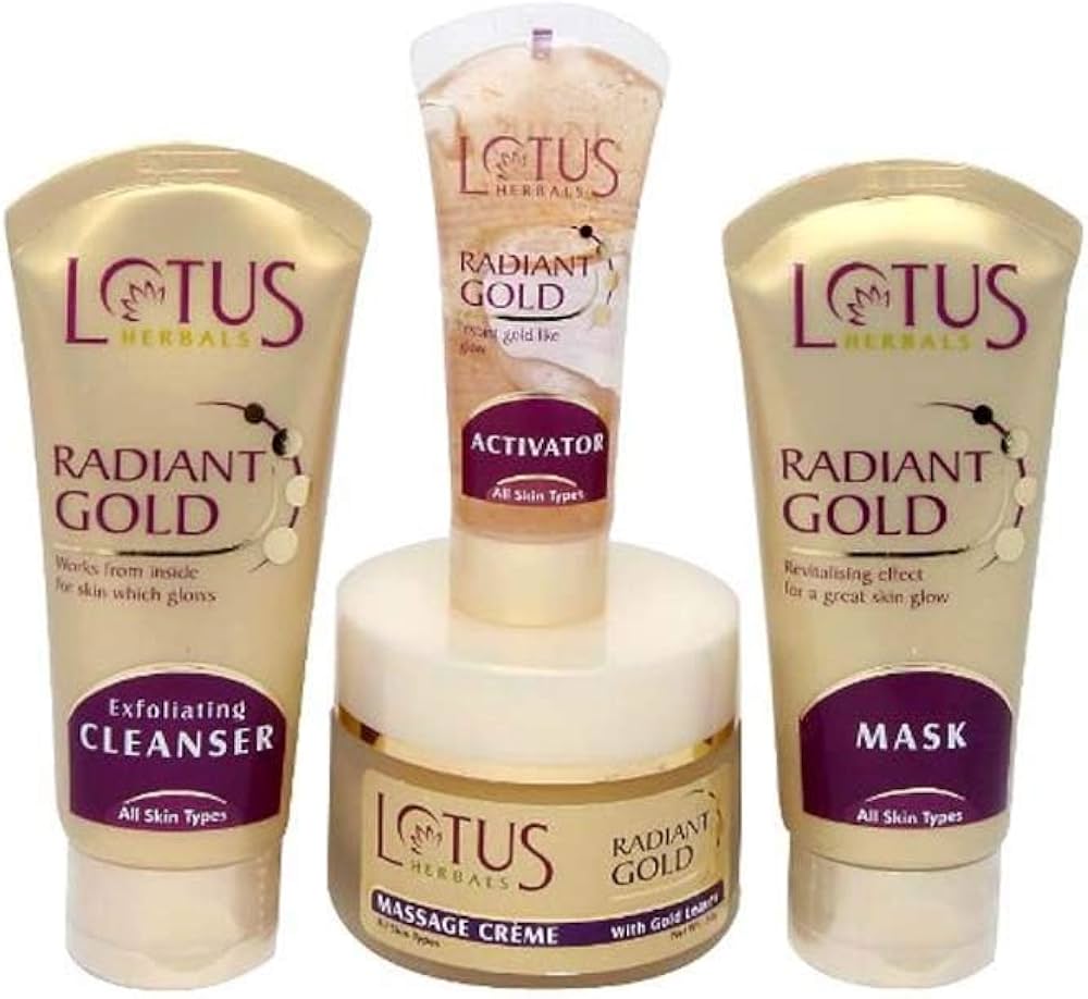 Lotus Radiant Gold Home Facial Kit