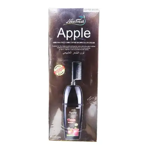 Nice Fresh Apple Ammonia-Free Comb Brown Hair Color Cream 200ml Nice Fresh Apple Ammonia-Free Comb Brown Hair Color Cream 200ml