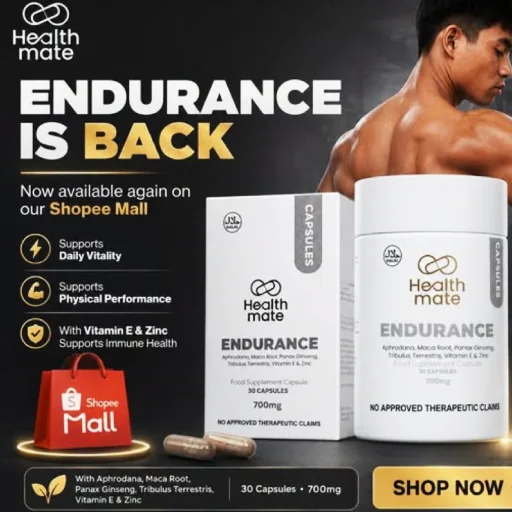 Health Mate Endurance men's vitality supplement (1) Health Mate Endurance men's vitality supplement
